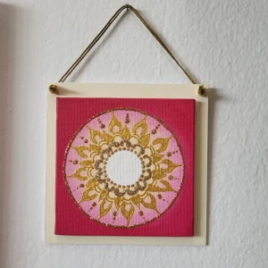 Rdeča srčica za lepši dan 12x12 cm