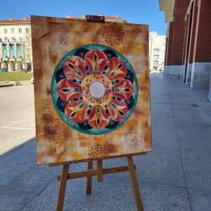 Mandala Vesolje priložnosti 80x60 cm