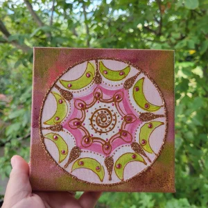 Mandala Spontanost 15 x 15 cm